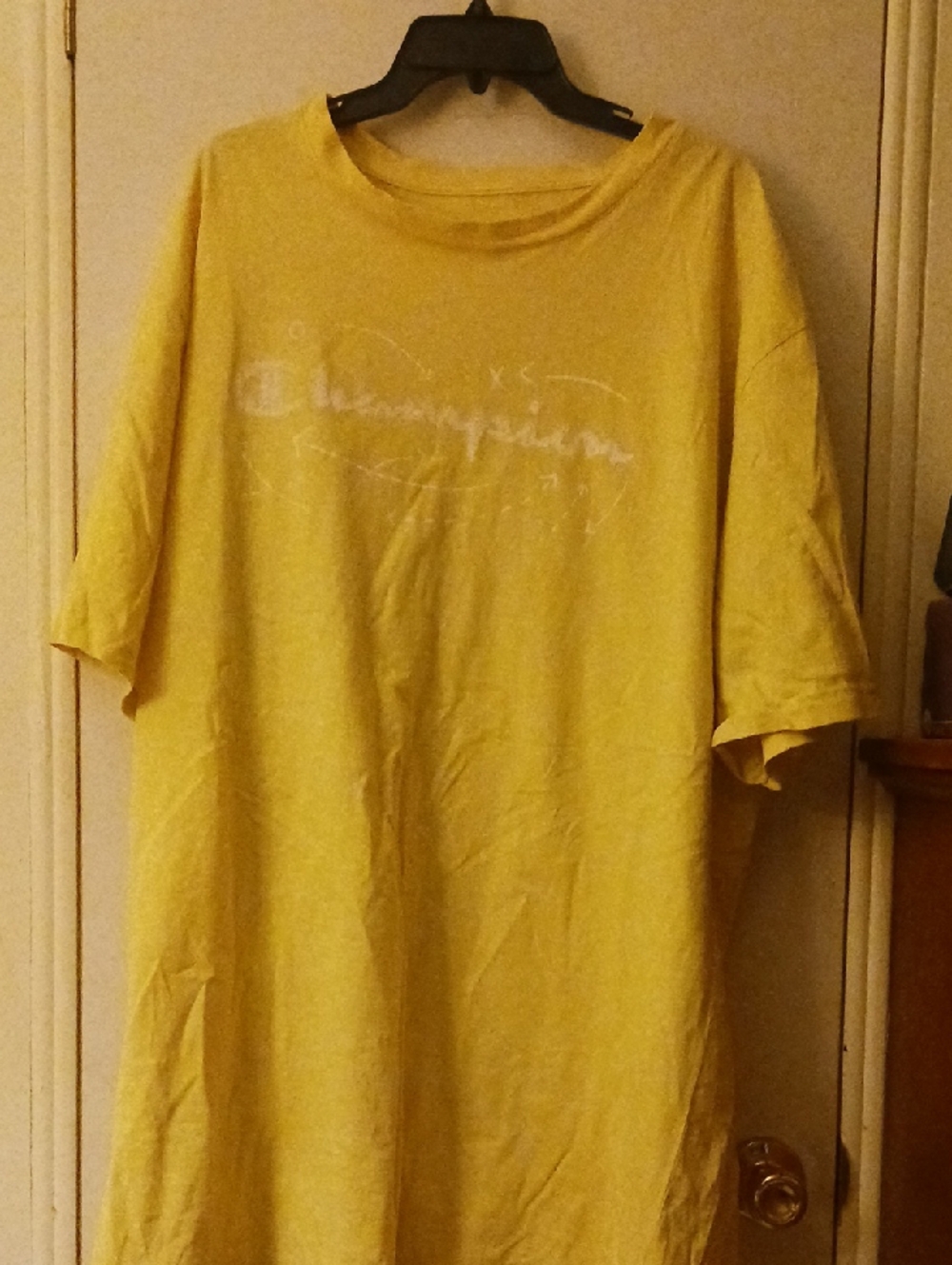 Champion Yellow Crewneck Graphic Tee